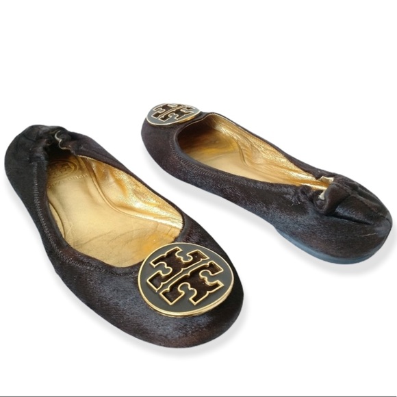 Tory Burch brown ballet flats - Picture 2 of 8